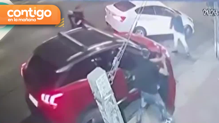 ¡Alcanzó a escapar! Hombre frustró robo de su camioneta en Gran Avenida