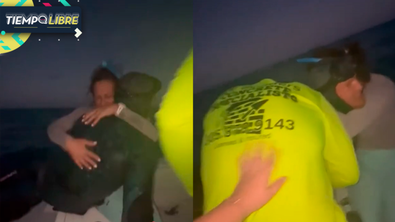 Emocionante: Familia estalla de alegría tras encontrar a hijo perdido en medio del mar