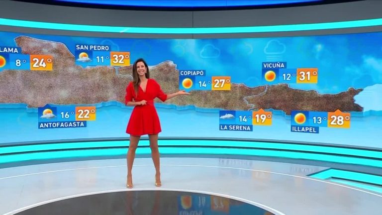 Vanessa Noé y el informe del tiempo para este lunes 30 de enero