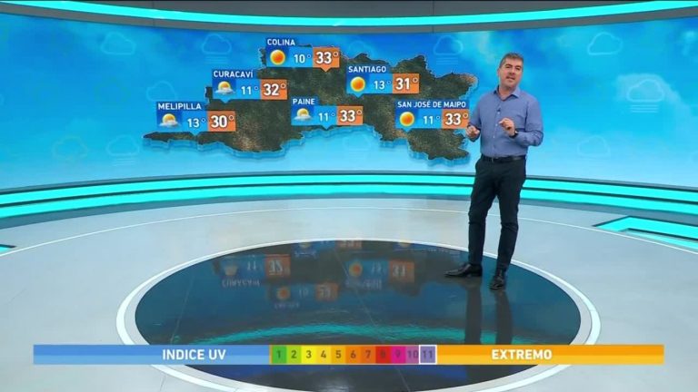Eduardo Sáez y el informe del tiempo para este martes 31 de enero
