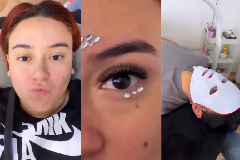 Con pestañas postizas y su novio: Christell Rodríguez mostró preparativos y adelanta fecha de su matrimonio