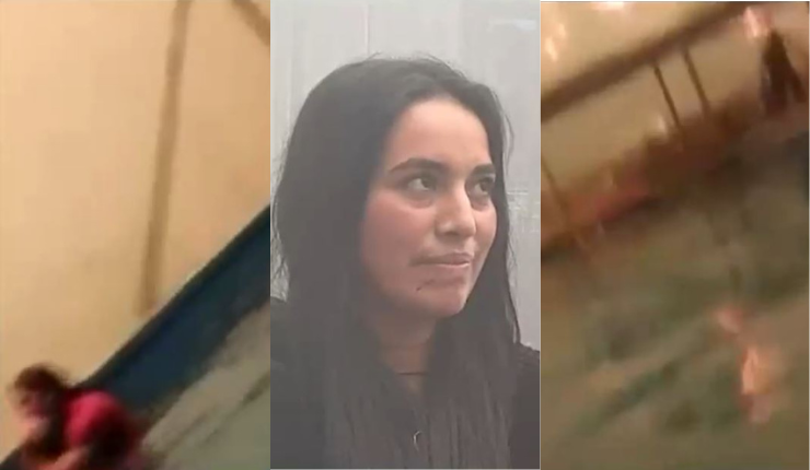 Mujer relató cómo se salvó con sus hijos metiéndose en piscina: 