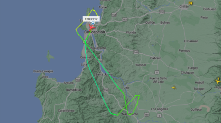 En vivo y en directo: Así puedes seguir en tiempo real el recorrido del Ten Tanker en el Biobío