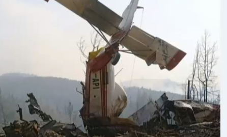 Avioneta que combatía incendios forestales capotó en Hualqui: Causas de accidente ya son investigadas