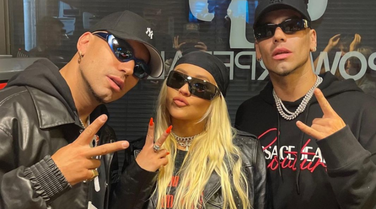 ¿Se viene sorpresa? Los Power Peralta comparten foto con Christina Aguilera a horas de show en Viña