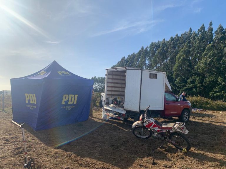 Riña en predio agrícola terminó con tres muertos y tres heridos de bala: Carabinero de civil será formalizado