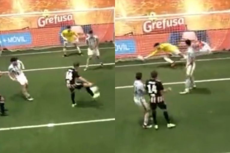 Walter Montillo realizó su debut en la Kings League con el equipo del Kun Agüero: Se demoró 4 minutos en anotar