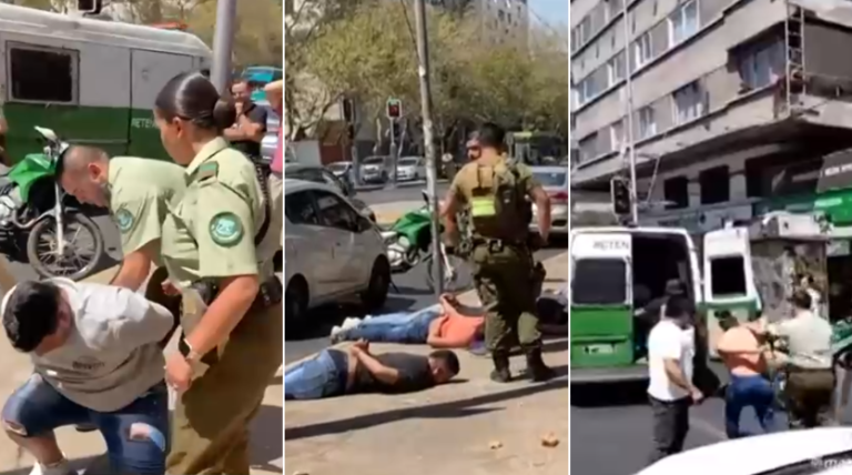 Los pillaron in fraganti: Detienen a motochorros tras ser captados robando en vivo por Seguridad Ciudadana