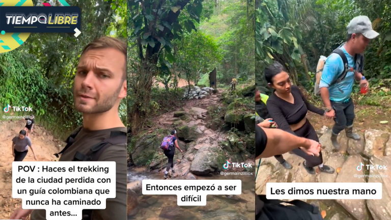 Francés quería hacer trekking en Colombia, pidió ayuda a una guía y tuvo una reacción inesperada