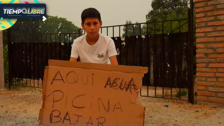 Joven sacó aplausos tras noble gesto para ayudar a combatir los incendios forestales