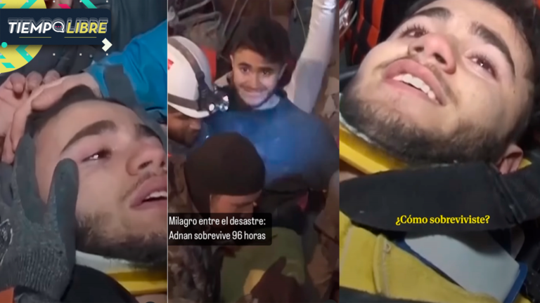 ¡Completo milagro! Joven sobrevivió más de 90 horas bajo los escombros tomando su propia orina