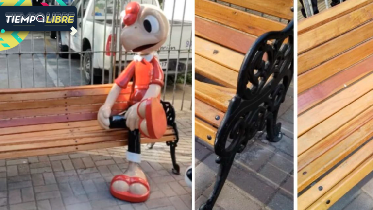 ¡Exijo una explicación! Figura de Condorito fue robada en Concepción a días de inauguración