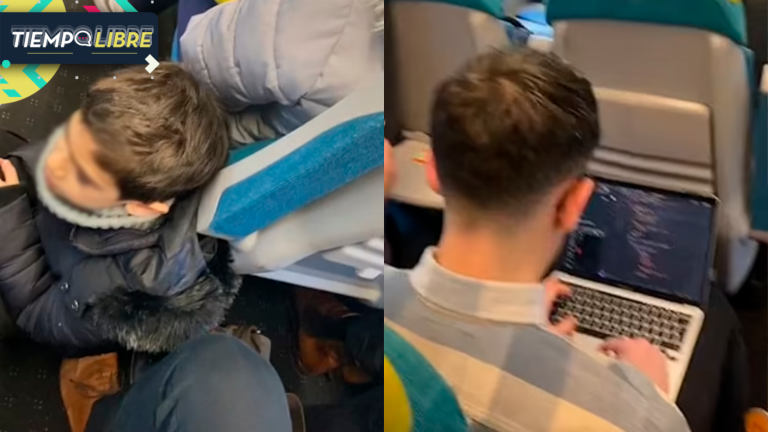 “Se llama decencia”: Mujer desató debate tras criticar a pasajeros de tren por no darle asiento a su hijo