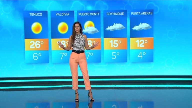 Vanessa Noé y el informe del tiempo para este domingo 19 de febrero