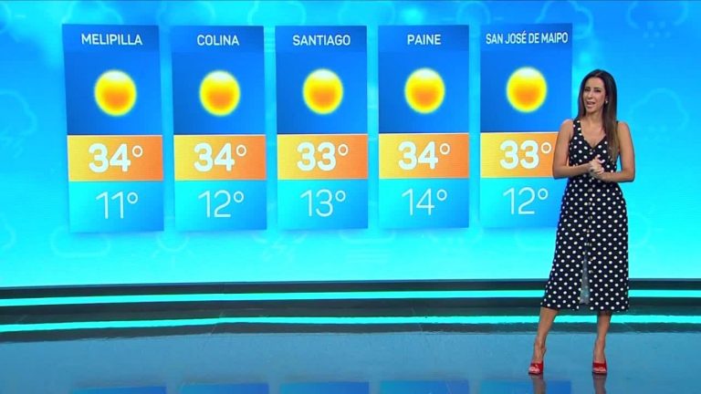 Vanessa Noé y el informe del tiempo para este lunes 20 de febrero