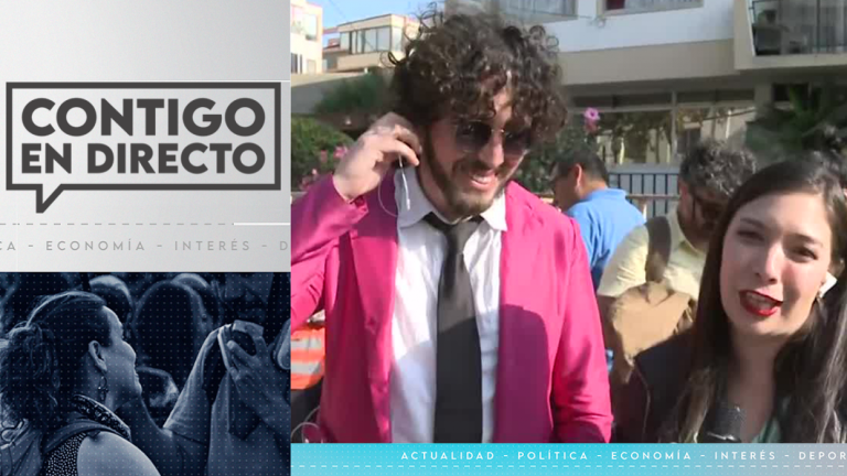 ¡Le cantó a Karina! Exparticipante de Yo Soy apareció en el Festival de Viña a la espera de Fito Paéz