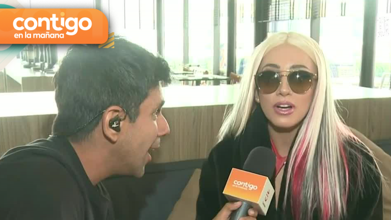 ¿Será ella? JP Queraltó se encontró con Christina Aguilera en el lobby del hotel