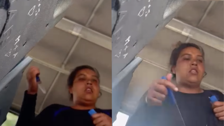 “¡Tiene un cuchillo! ¡Anda apuñalando!”: Mujer amenazó de muerte a pareja en una micro de Viña del Mar