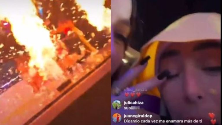 “¡Me quemó las pestañas!”: El chascarro que vivieron Nicki Nicole y Emilia Mernes en show de Karol G