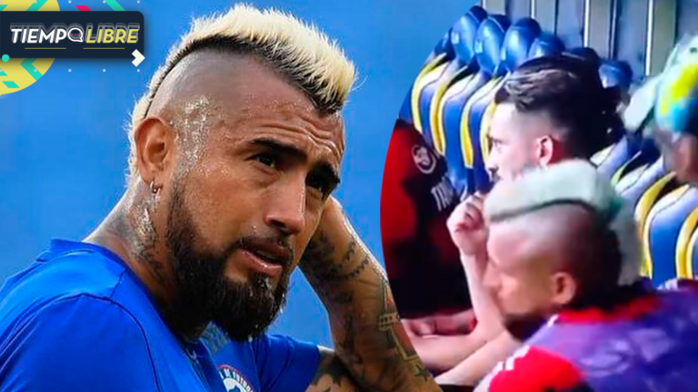 Arturo Vidal rompió el silencio tras viralizada pataleta en partido del Flamengo