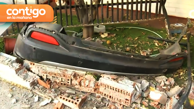 Delincuentes armados chocaron dos casas tras violento portonazo en Maipú