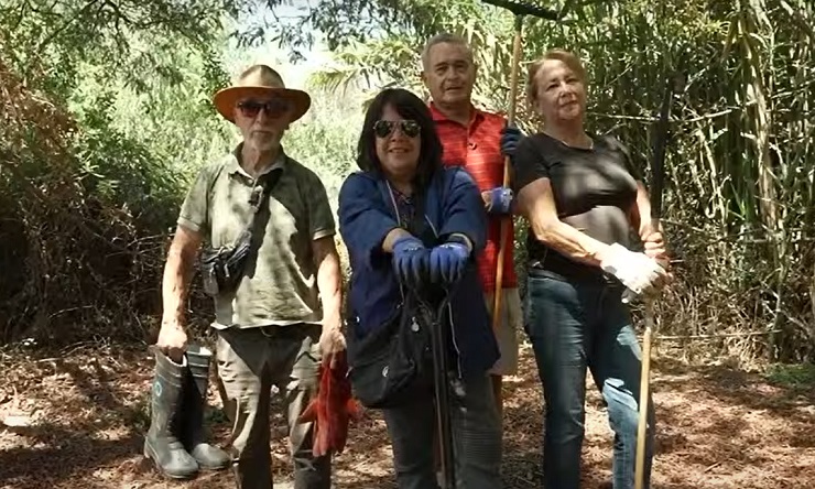 Los Vengadores de Quilpué: Adultos mayores limpian con sus propias manos reconocido humedal