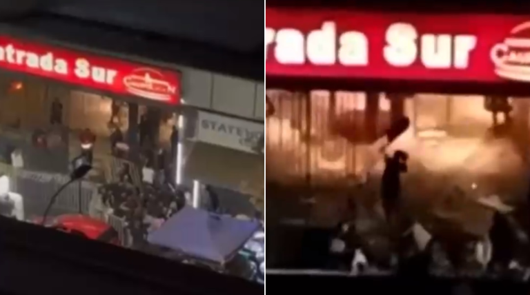 Lanzaron hasta sillas para entrar: Vecinos reportaron disparos a la salida del Teatro Caupolicán durante concierto