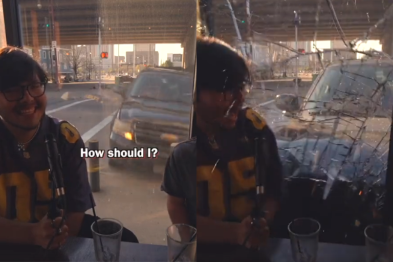 Se salvaron de milagro: Estaban grabando un podcast, un auto los chocó y siguieron transmitiendo en vivo