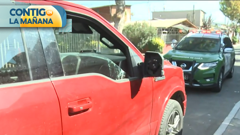 Encuentran vehículo con impactos balísticos en Pudahuel: Habría participado en balacera en Aeropuerto