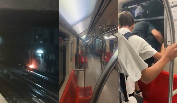 Presencia de humo en vagones causó cierre de estaciones del Metro: Usuarios registraron explosión