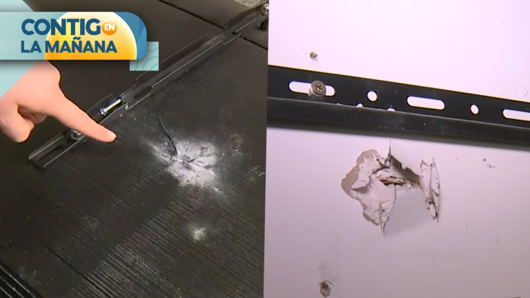 “La televisión lo frenó”: Vecino mostró los impactos de bala que recibió su casa tras balacera en Ñuñoa