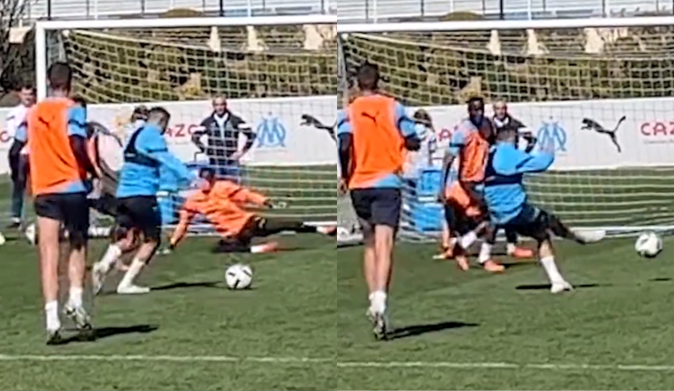 ¡A lo Jorge Valdivia! El infernal golazo con el que Alexis se lució en el entrenamiento del Marsella