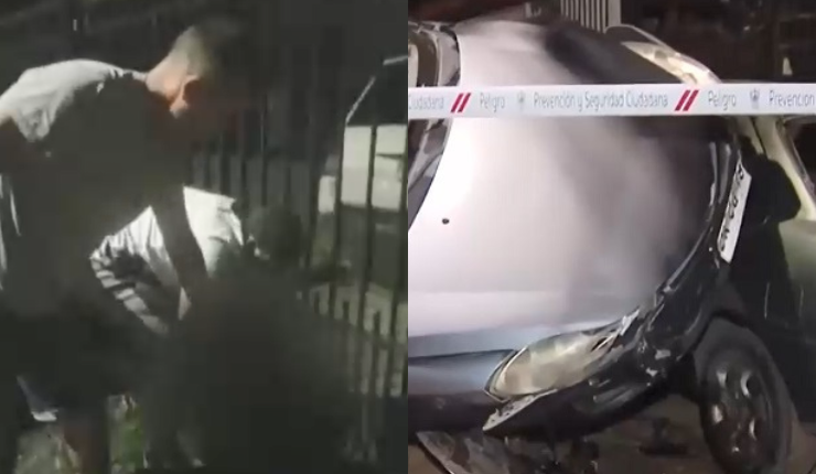 Accidente vehicular acabó en detención ciudadana en Maipú: Delincuentes chocaron tras realizar encerronas