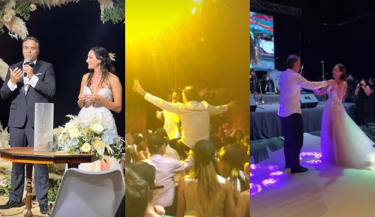 ¡Dieron el sí! Fernando González y Luciana Aymar se casaron a lo grande en espectacular ceremonia