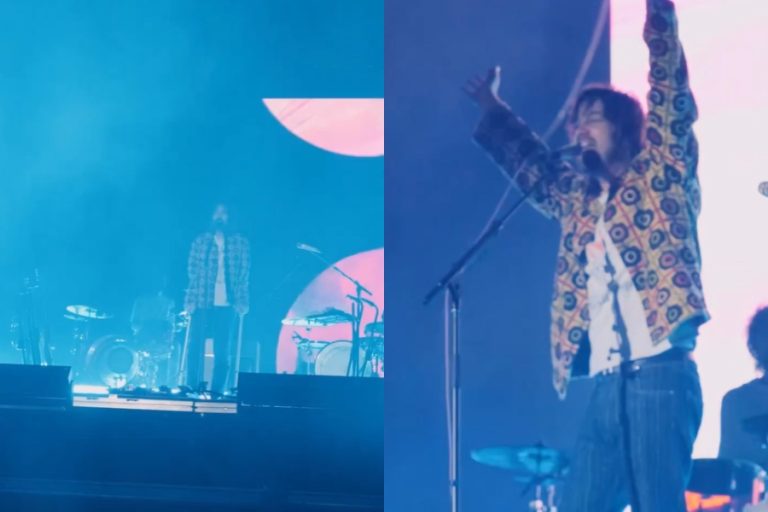Con Kevin Parker en muletas y juego de luces: Así fue el sicodélico show de Tame Impala en Lollapalooza 2023
