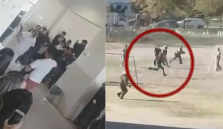 Estudiante fue perseguido por Carabineros: Los videos de la batalla campal en colegio de Puente Alto