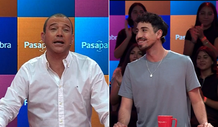 Julián Elfenbein bromeó a Diego Urrutia en su debut en Pasapalabra: 
