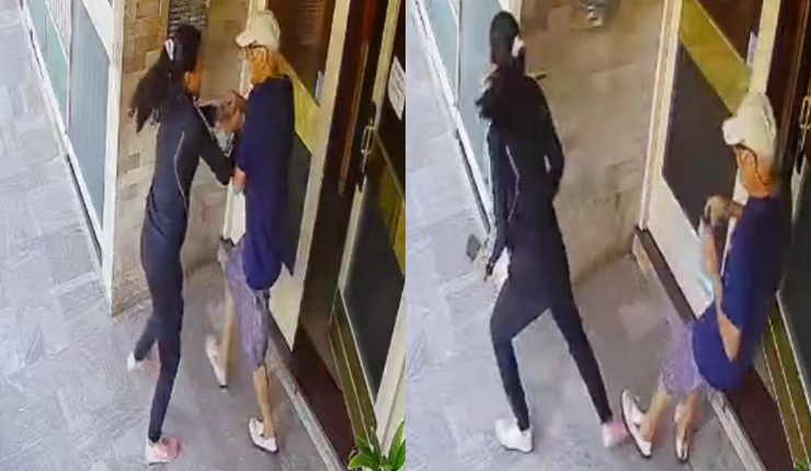 Adulto mayor sufrió violento asalto en Argentina: Mujer lo botó al piso para quitarle su celular