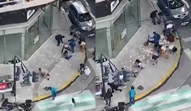¿Pronosticaron lluvia de dinero? Intento de robo en Argentina terminó con miles de billetes volando