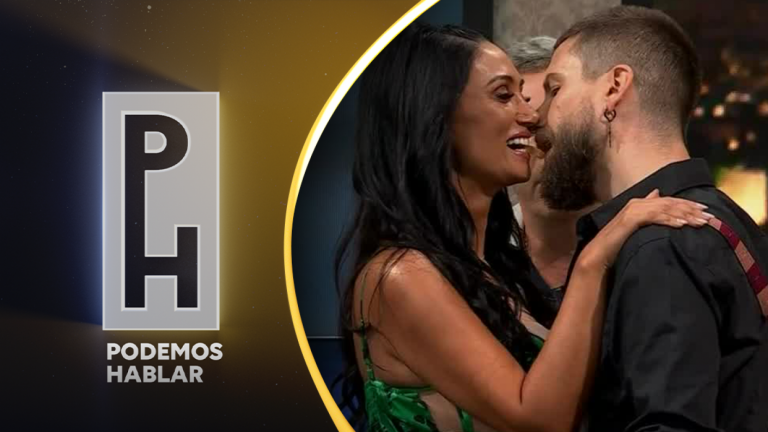 ¡Como en Mekano! Pamela Díaz puso contra las cuerdas a Jean Philippe Cretton con el juego de la gomita