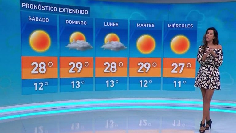 Vanessa Noé y el informe del tiempo para este sábado 11 de marzo