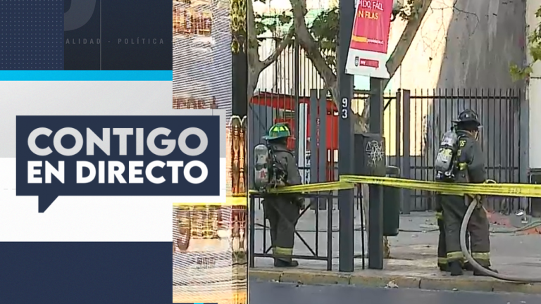 Rotura de matriz provocó corte de tránsito en Providencia y cierre de estación Los Leones