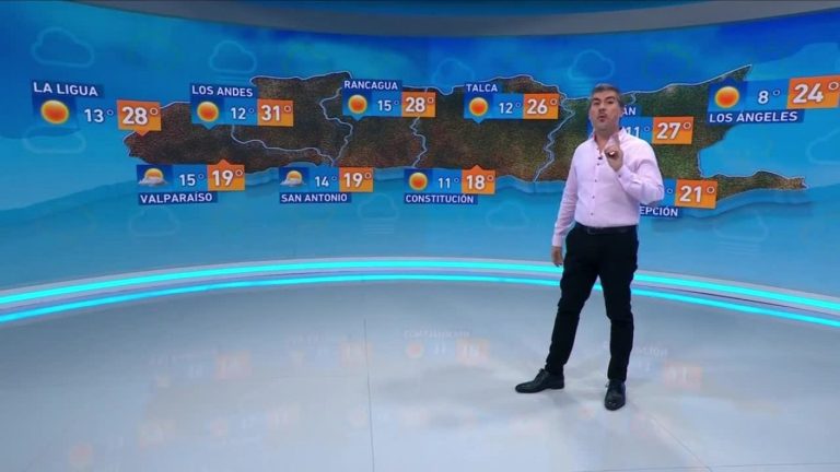 Eduardo Sáez y el informe del tiempo para este martes 14 de marzo