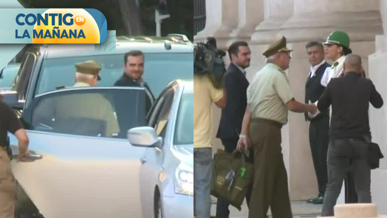 General Ricardo Yáñez llegó hasta La Moneda para reunirse con ministra del Interior