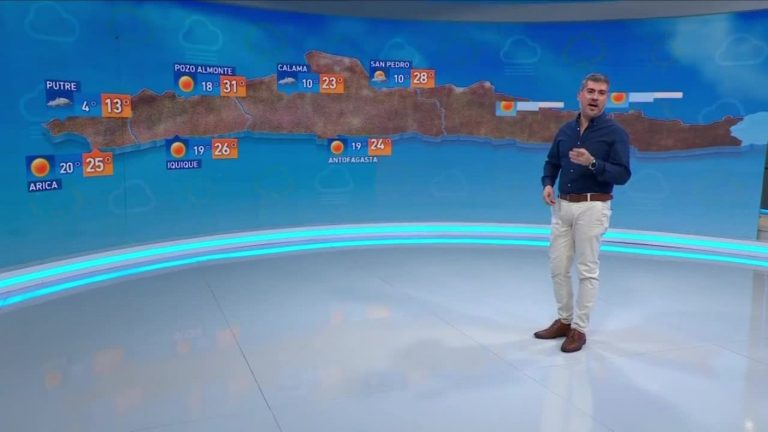 Eduardo Sáez y el informe del tiempo para este jueves 16 de marzo