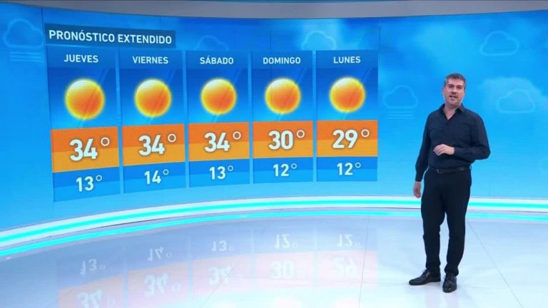 Eduardo Sáez y el informe del tiempo para este jueves 23 de marzo