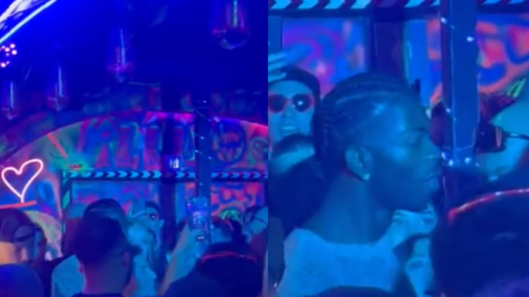 De carrete en Santiago: Registran a Lil Nas X en conocido club nocturno de Barrio Bellavista