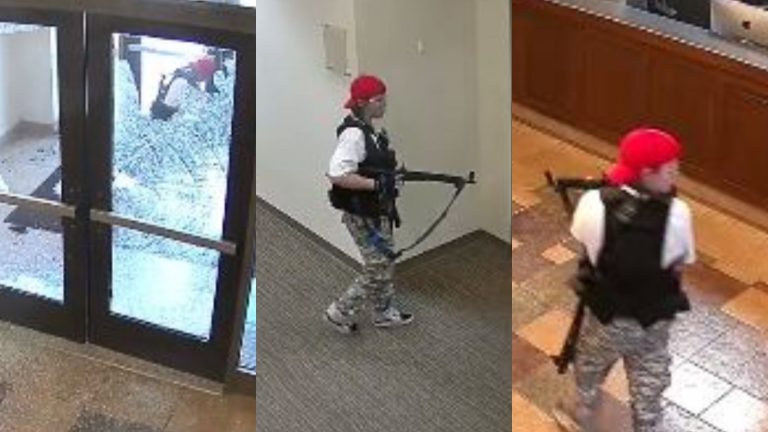 Cámaras de seguridad captaron el recorrido de atacante durante fatal tiroteo en escuela de Nashville