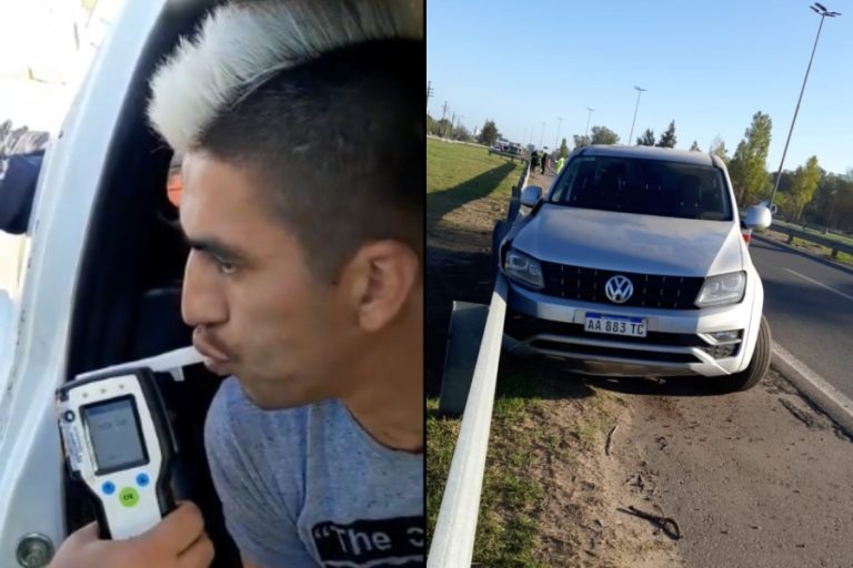 Se habría intentado dar a la fuga: Medios argentinos reportan que Leandro Fernández chocó en estado de ebriedad