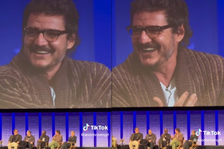 Se puso rojo: La tierna y avergonzada reacción de Pedro Pascal por eufórica expresión de cariño de fans